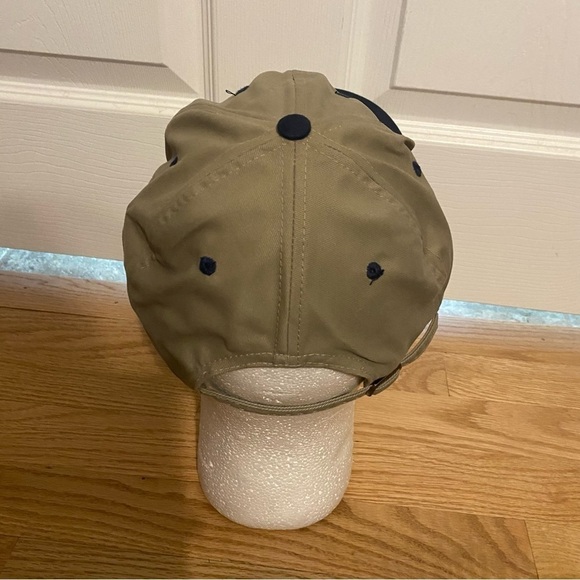 Vintage Megavolt Strapback Tan Hat Electrocycles Disney Darkwing Duck Tan Blue - Picture 4 of 10
